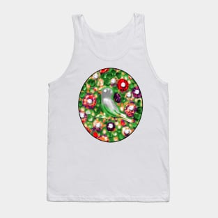 Bird and Flowers Tank Top